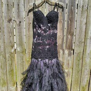Jovani Lace Mermaid Gown